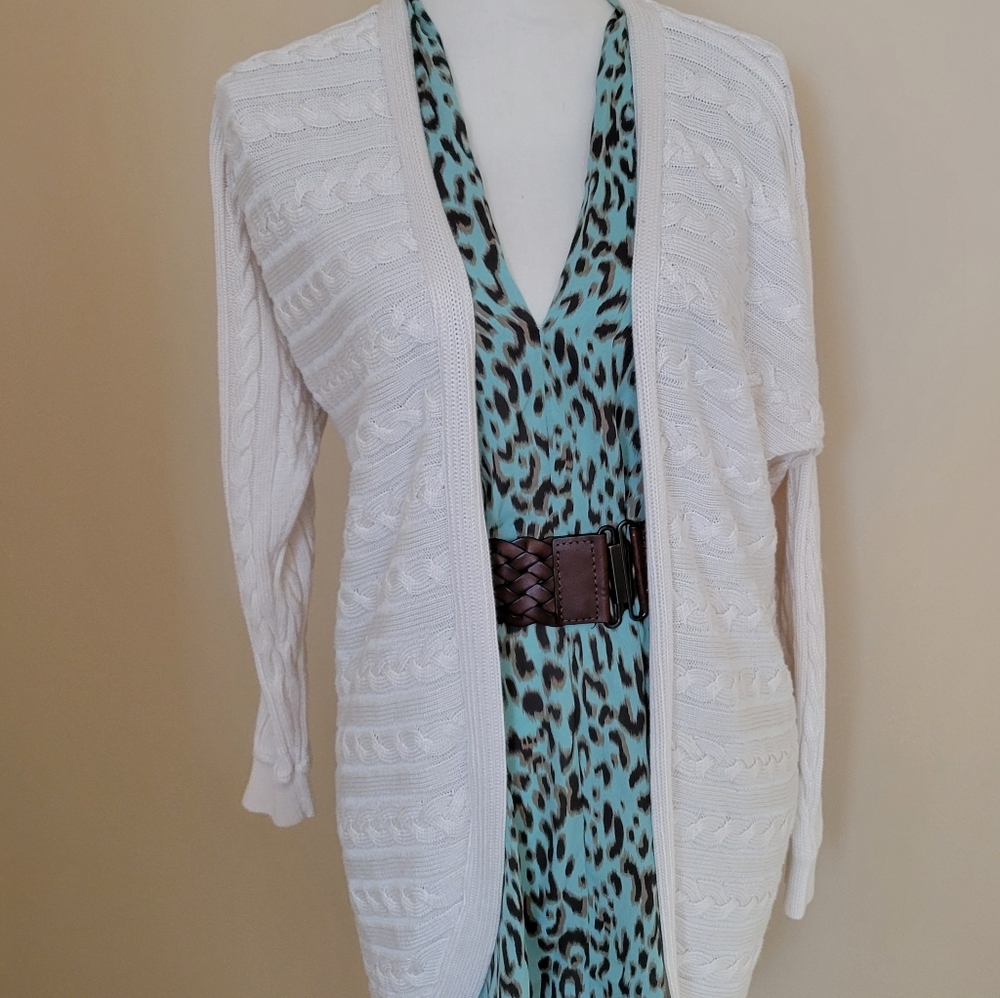 Ralph Lauren Cocoon Cable Knit Cardigan S/M